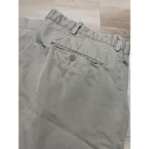 Polo Ralph Lauren Khaki Chino Pants Flat Front Beige Cotton size 36 X 28‎ Actual
